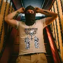 Borbotom Regular Fit “Read & Rebel” Skull Nun T-Shirt 