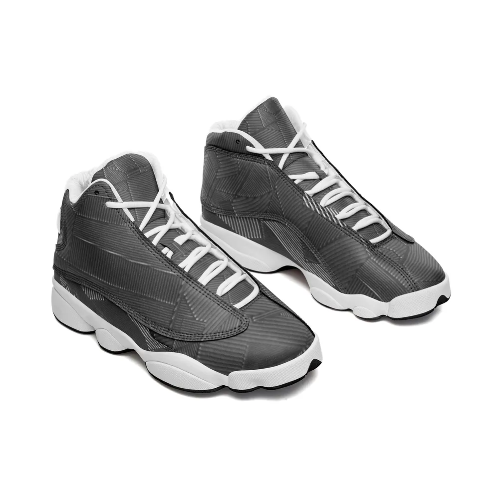 BORBOTOM-AIR 50 Unisex High Top Leather Sneakers