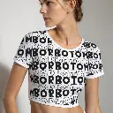 Borbotom AOP Printed Crop Top