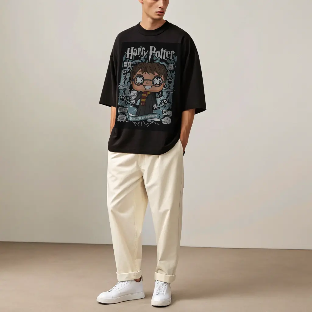 Harry Potter Unisex Oversized T-Shirt  (S)
