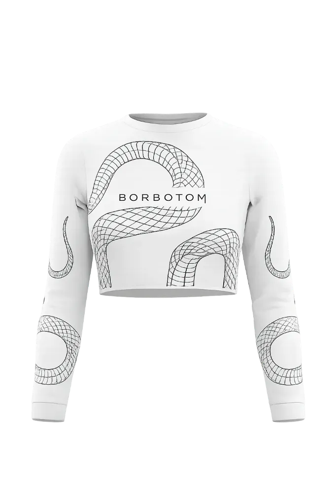 Snakey hushhhh Crop Top